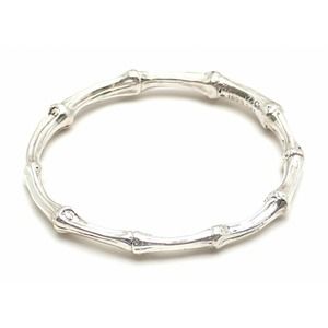 Tiffany Bamboo Silver Bangle Bracelet